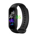 2021 Rastreador de fitness mais recente Tela colorida M6 Smart Bracelet Pedômetro Sports Watch Band SmartWatch M6